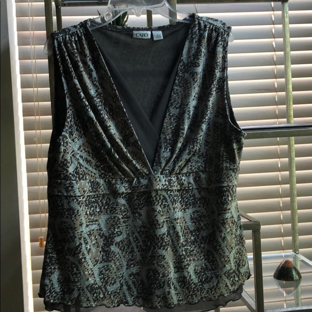 Cato sleeveless stretchy top